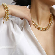 Personalized Simple Trend Necklace Bracelet Set