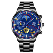 Fashion Men's Calendar Wristwatch Business Quartz Watch Student Watch