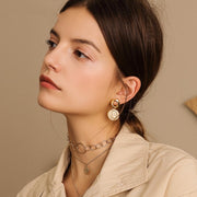 Vintage baroque earrings