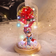Hot LED Enchanted Galaxy Rose Beauty And The Beast Rose